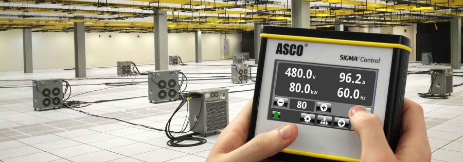 Varios bancos de carga 2705 de ASCO en un centro de datos