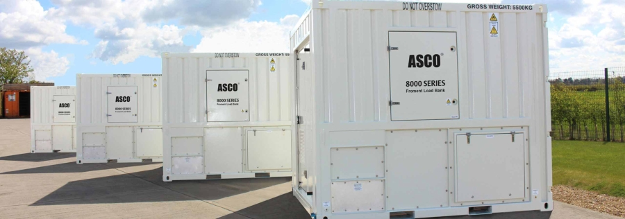 Bancos de carga en contenedor de 10 pies 8300 de ASCO