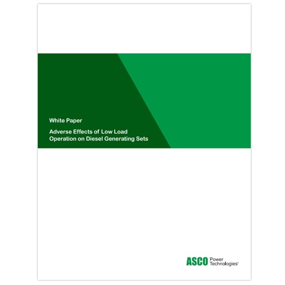 Adverse effects of low load operation on diesel generating sets white paper