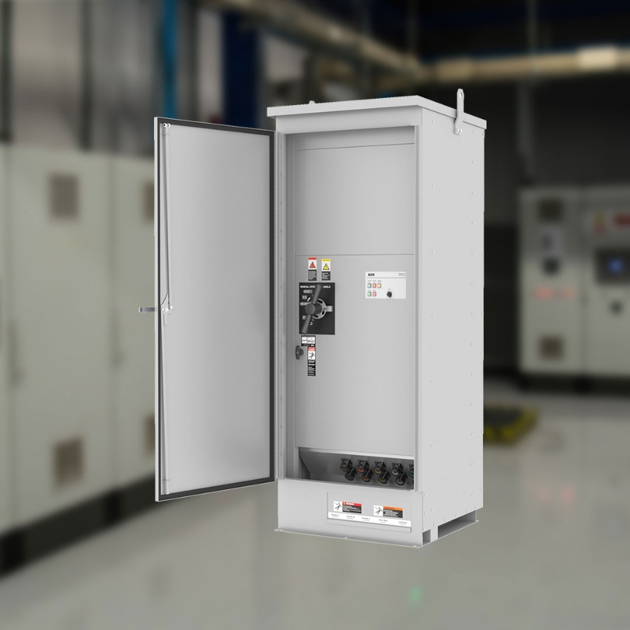 ASCO Manual Transfer Switch with Integrated Quick Connects