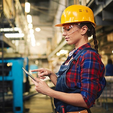 Engineer in a facility