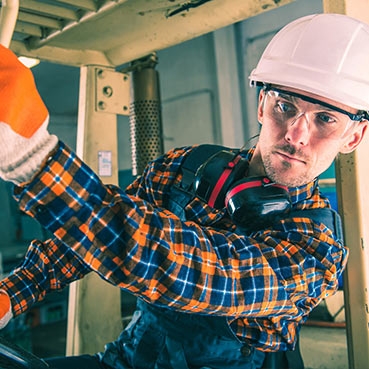 Engineer in a facility